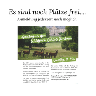 Ausflug zum Schloßpark Tambach